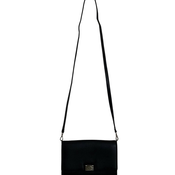 Kate Spade Black Pebbled Leather Crossbody Bag or Clutch - Picture 2 of 13